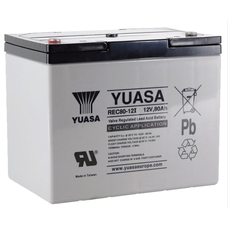 Battery 12V 75Ah G50 INVACARE wheelchair