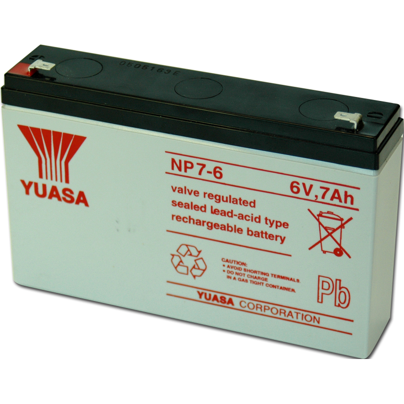 Batterie 6V 7Ah pour Moniteur Event Link 511