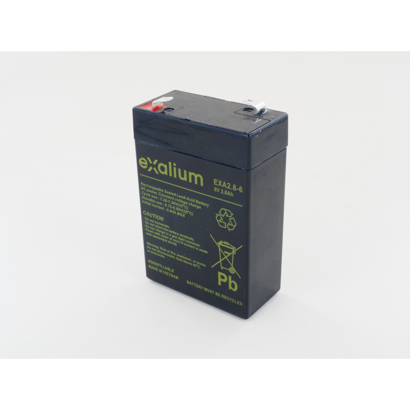 Batterie 6V 2,8Ah pour oxymètre de pouls 5040DX