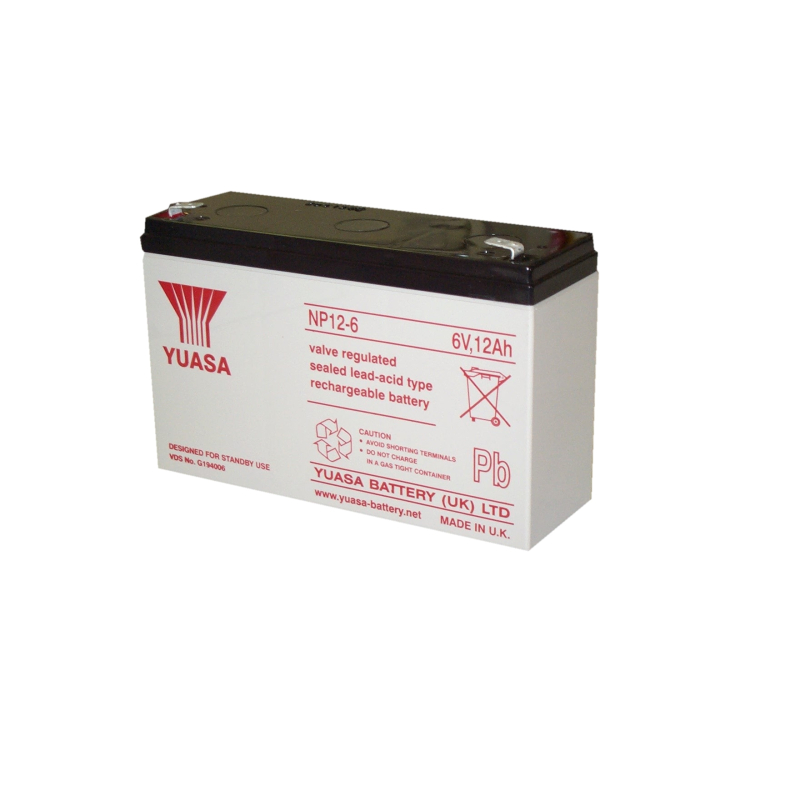 Batterie 6V 12Ah pour pompe à perfusion Gemini PC2