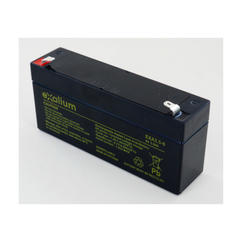 Batterie 6V 3,5Ah pour pompe 521