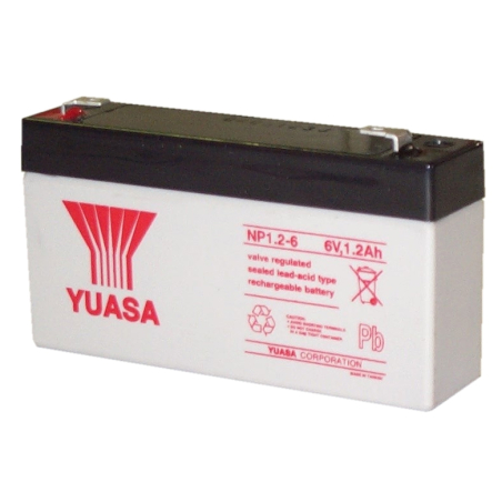 Batterie 6V 1,2Ah pour oxymètre de pouls Oxy 1