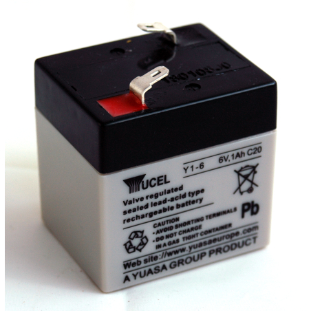 Batterie 6V 1Ah pour ECG Sicard 440