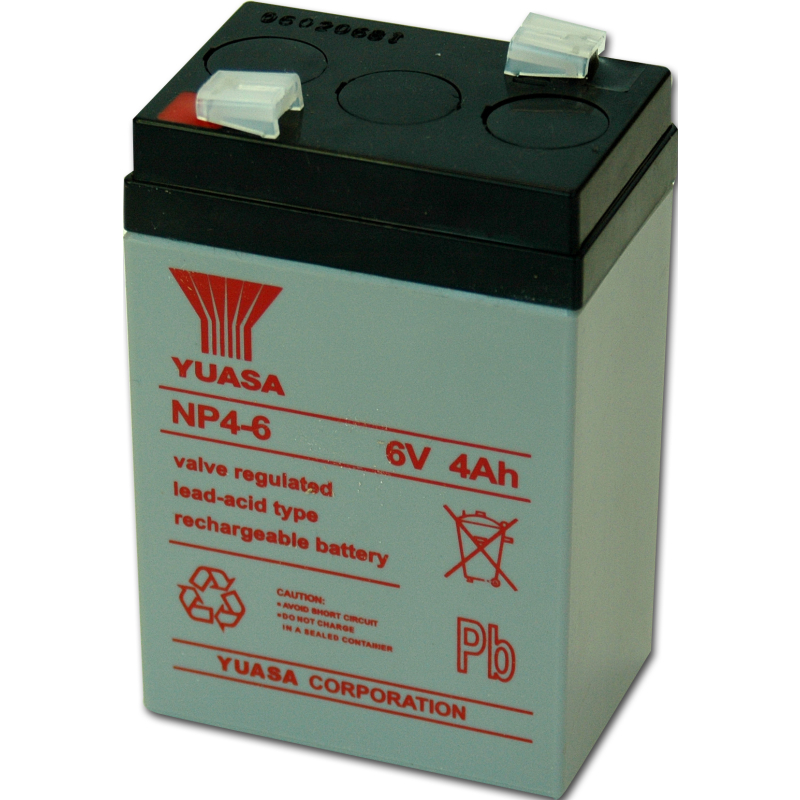 Batterie 6V 4Ah pour oxymètre de pouls 506