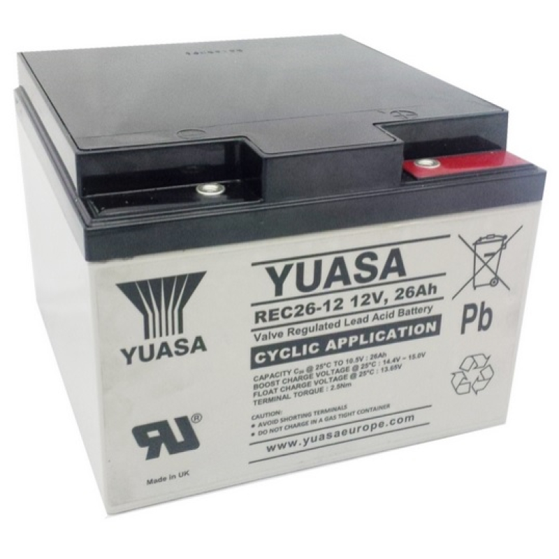 Batterie 12V 26Ah pour fauteuil Cruiser Kiddy