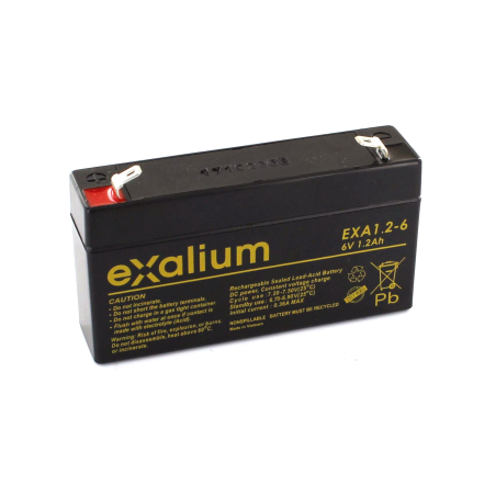 Batterie 6V 1,2Ah pour moniteur AS3 (alimentation)
