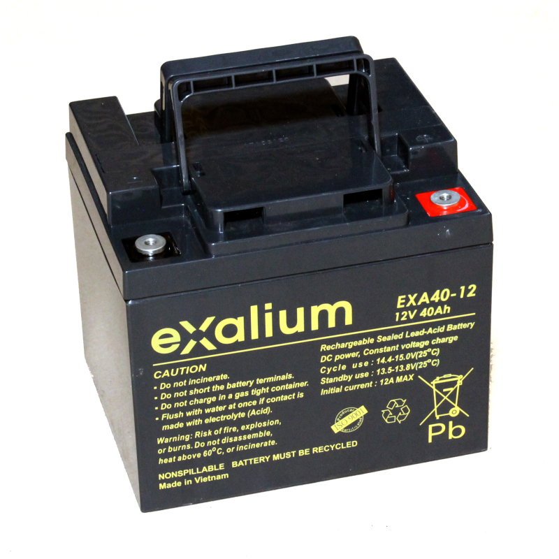 Battery 12V 40Ah for incubator of transport 5400 DRÄGER