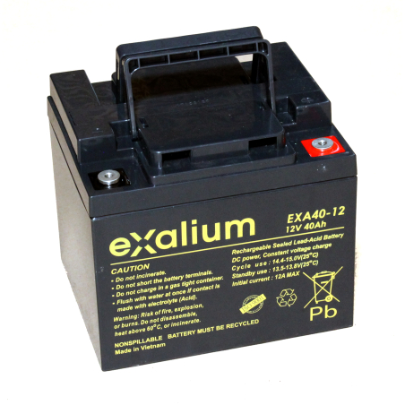 Battery 12V 40Ah for incubator of transport 5400 DRÄGER