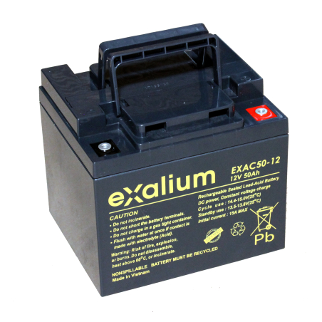Batterie 12V 50Ah pour fauteuil FOX