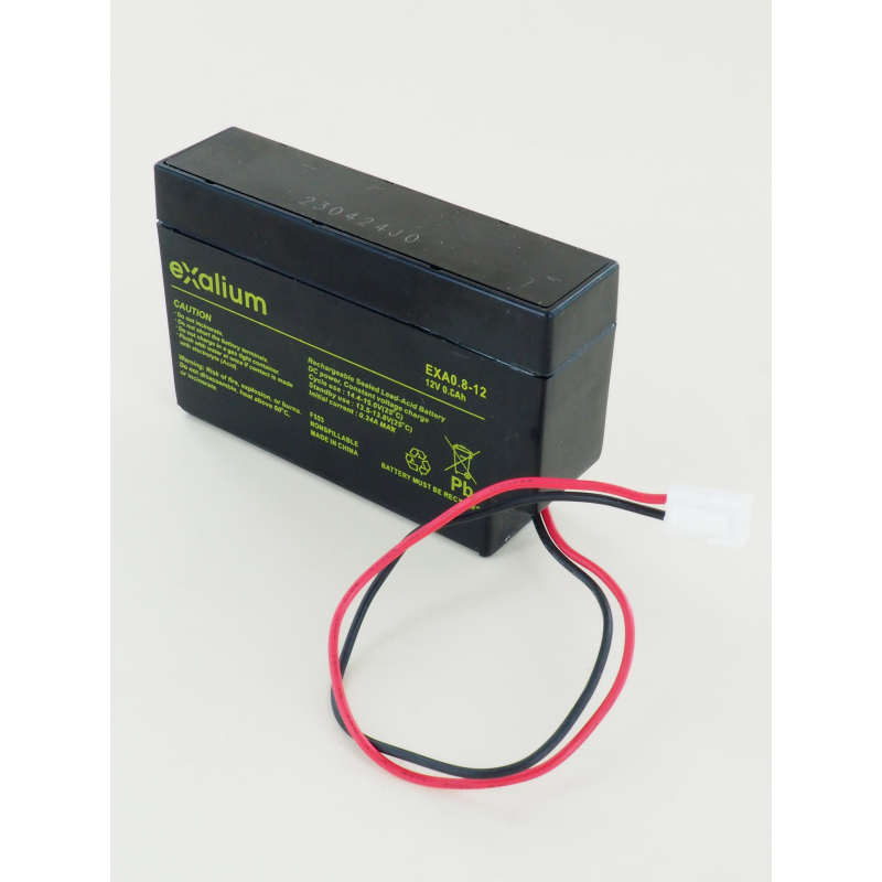 Batterie 12V 0,8Ah pour Ecg Ascard B5