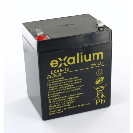 12V 5AH PIOMBO 90X70X106 MM