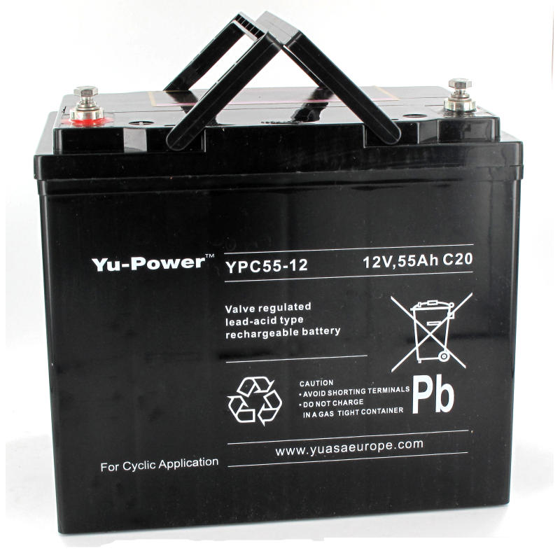Battery 12V 55Ah for scooter Q100R SUNRISE