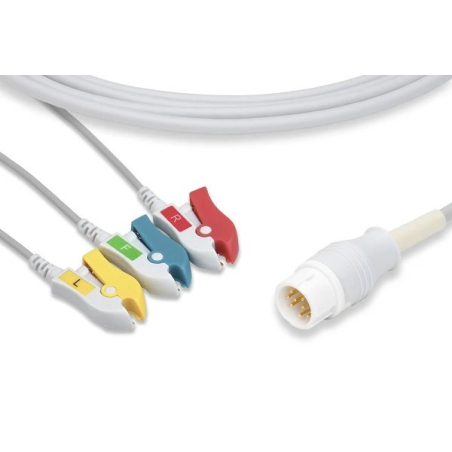 CAVO INTERO ECG COM. PHILIPS M1981A - 3 DER. BOTTONE