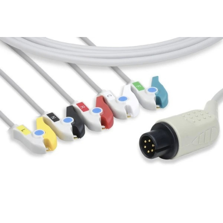 Clip cavo IEC a 5 rami per SPACELABS 90701