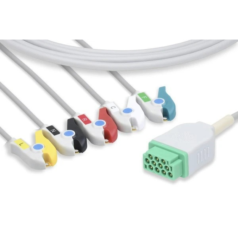 Clip cavo IEC a 5 rami per Dash 2000 GE HEALTHCARE