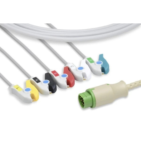 Clip cavo IEC a 5 rami per Sirecust 400 DRAGER
