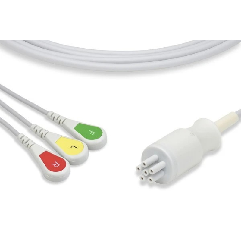Pulsanti di pressione A 3 rami IEC via cavo per monitor COLIN BP88s