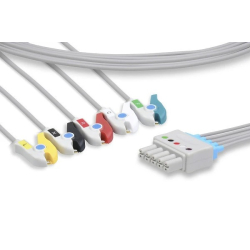 IEC ECG Cable 5 Clamp Plugs for Beneheart D3 MINDRAY (0010-30-42730)