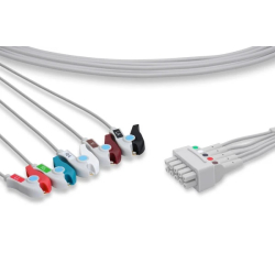 Cavo paziente AHA 5 spine morsetto per B850 GE HEALTHCARE (414556-001)