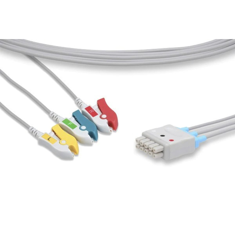Cavo ECG a morsetto IEC a 3 rami per Carescape B450 GE HEALTHCARE (412682-003)