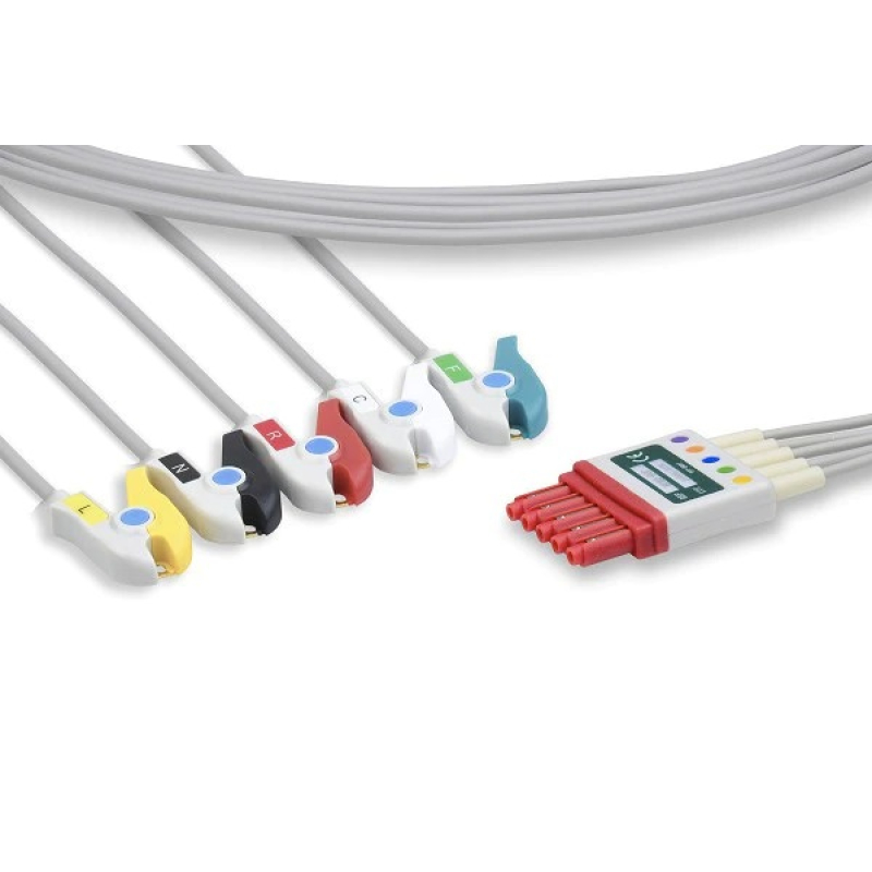 IEC 5-wire CLAMP ECG cable for Intellivue PHILIPS (M1978A)