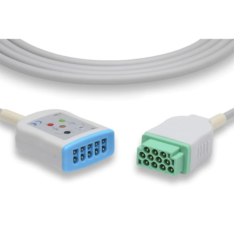 GE HEALTHCARE Dash 5-Way IEC Core Monitor Cable (412931-002)