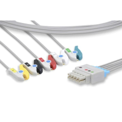 Cavo ECG 5 derivazioni pinza per GE HEALTHCARE multilink