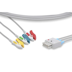 ECG cable 3 strands finish clamps for BSM NIHON KOHDEN (K911)