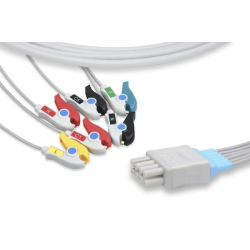 ECG cable 6 strands finish clamps for BSM NIHON KOHDEN (K912)