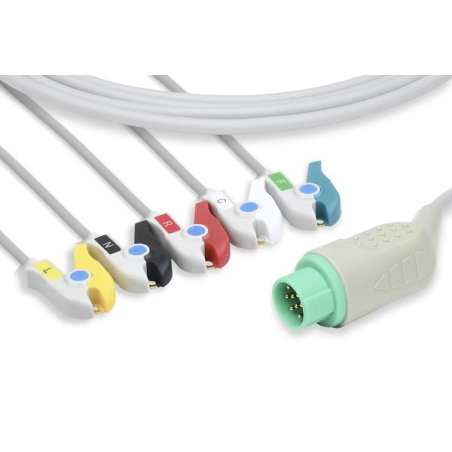 Cavo ECG monoblocco 5 canali con clip per M7000 BIOLIGHT