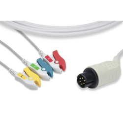 Monobloc ECG cable 3 ways with clips for Star 8000 COMEN