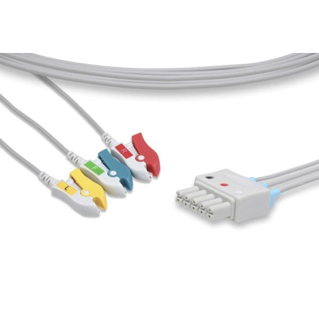IEC 3-strand ECG cable with clips for Beneview MINDRAY (2606493)