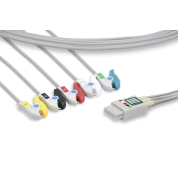 Set 5 derivazioni ECG a pinza compatibili per Passport V MINDRAY