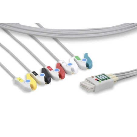 Set 5 derivazioni ECG a pinza compatibili per Passport V MINDRAY