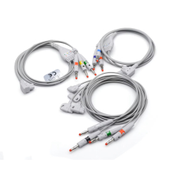 Complete set of IEC long wires for PageWriter TC Series ECG electrodes