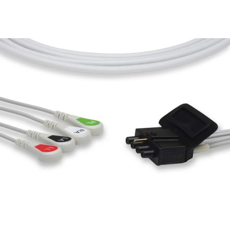 4-Way Snap ECG Cable for LP20E STRYKER (11110-000102)