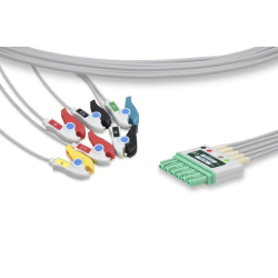 6-way clamp-on ECG cable for M300 DRAGER (MS16157/MP03405)