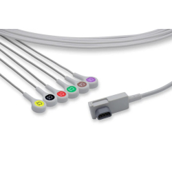 SET 6 DERIVAZIONI ECG BOTTONE ZOLL 8300-0804-12
